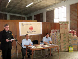 Caritas Piura entregó más de 6 toneladas de alimentos